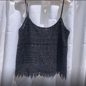 Black H&M lace tank